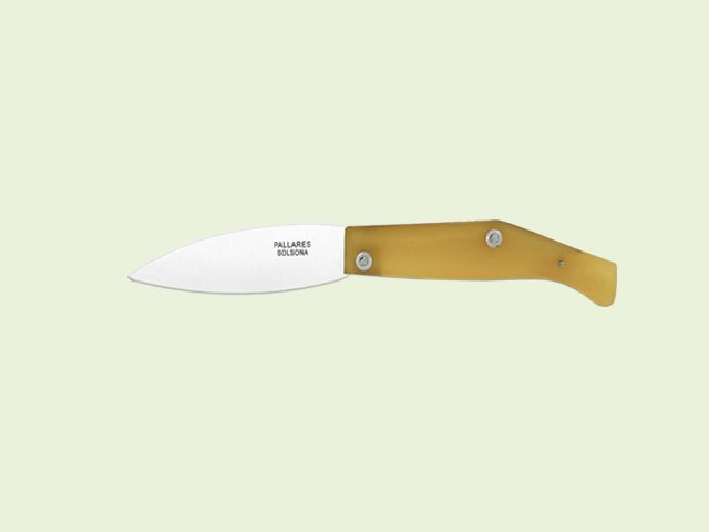 NAVAJA CARBONO PALLARES PUNTA ESPADA 8 cm/hoja