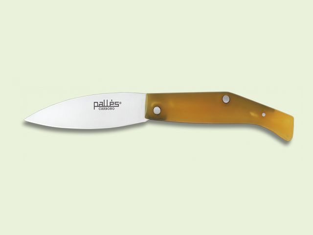NAVAJA CARBONO PALLES ABS PUNTA ESPADA 10 cm/hoja
