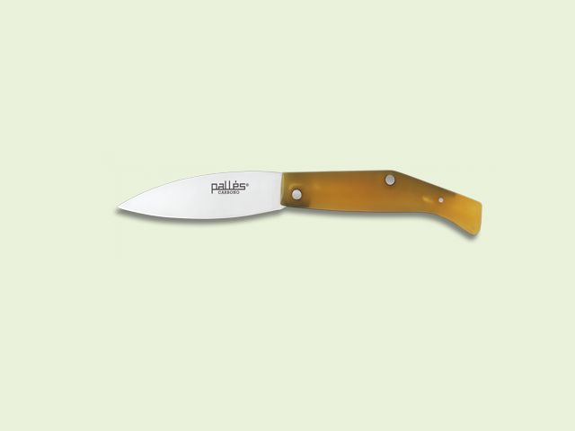 NAVAJA CARBONO PALLES ABS PUNTA ESPADA 7 cm/hoja
