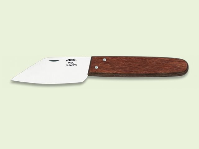 NAVAJA CORDOBESA MANGO MADERA PUNTA LORO 9 cm/hoja