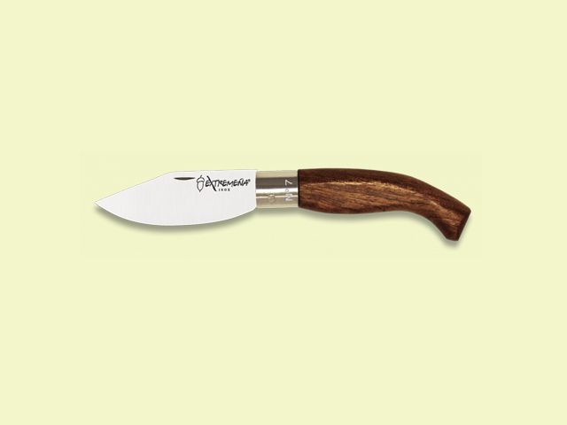 NAVAJA INOX. EXTREMEÐA  PUNTA MADERA 7CM. HOJA