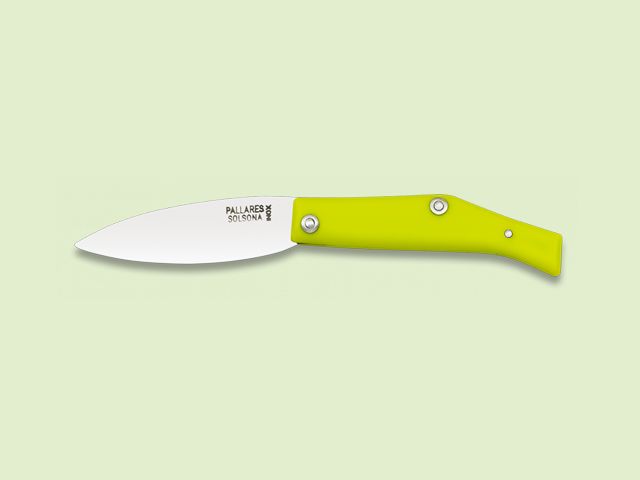 NAVAJA INOX. PLASTICO PUNTA ESPADA VERDE