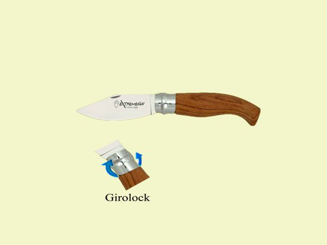 NAVAJA INOX. EXTREMEÐA V/GIROLOCK PUNTA 6 CM./HOJA