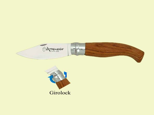 NAVAJA INOX. EXTREMEÐA V/GIROLOCK PUNTA 10 CM./HOJA