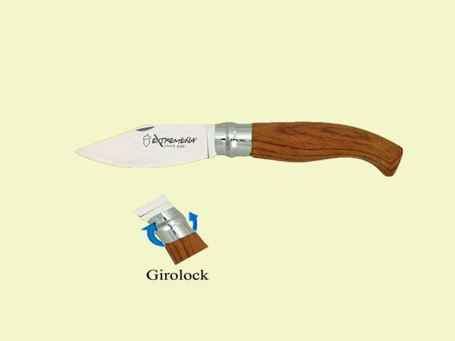 NAVAJA INOX. EXTREMEÐA V/GIROLOCK PUNTA 8 CM./HOJA