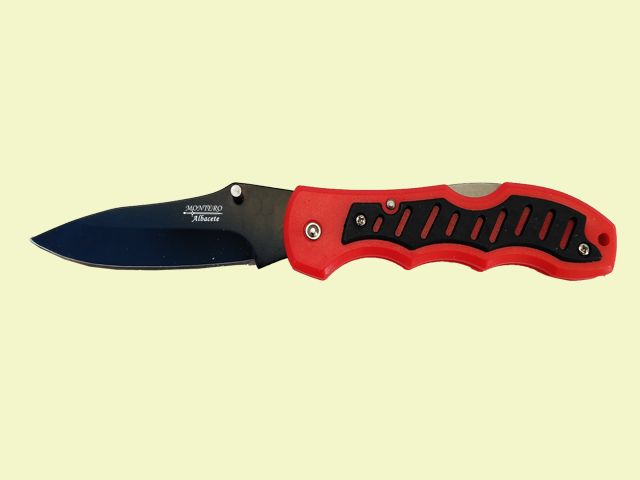 NAVAJA PVC ROJA-NEGRA 8.5 cm/hoja NEGRA