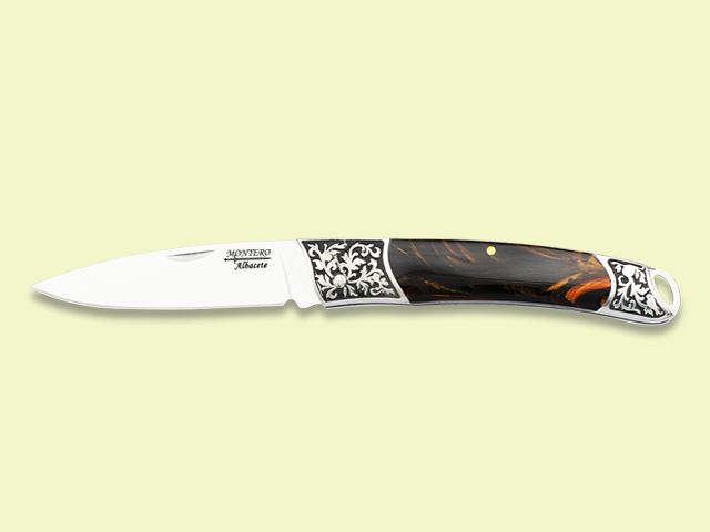 NAVAJA PISTON P/ESPADA MANGO ACRILICO V/ACERO 8 cm/hoja