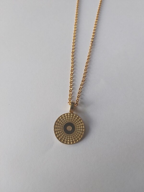 Collana Pantheon 15 mm Argento 925 dorato
