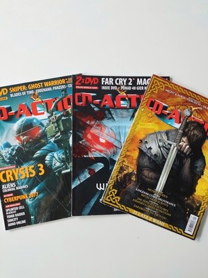 CD-Action, issues: 03/2012, 04/2013, 04/2018