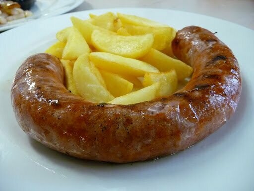 Botifarra a la brasa de can Sellés!