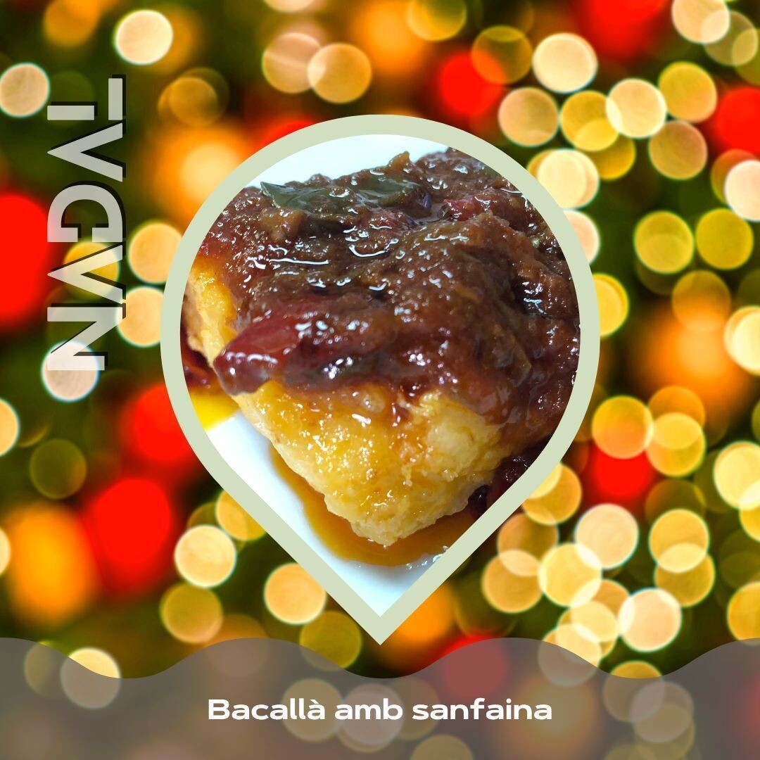 Bacallà amb sanfaina Bacallà amb sanfaina