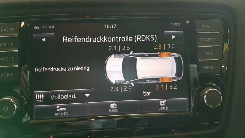 Aktive Reifendruckkontrolle Aktive Reifendruckkontrolle