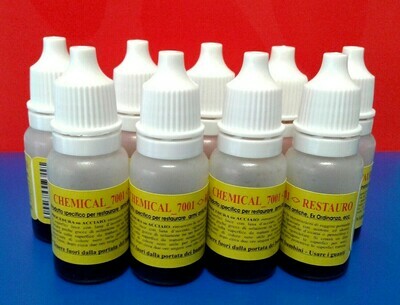 CHEMICAL_7001 (7 ml. x 10 pz.) RESTAURO - SPECIALE PROMOZIONE - STATI UNITI E CANADA