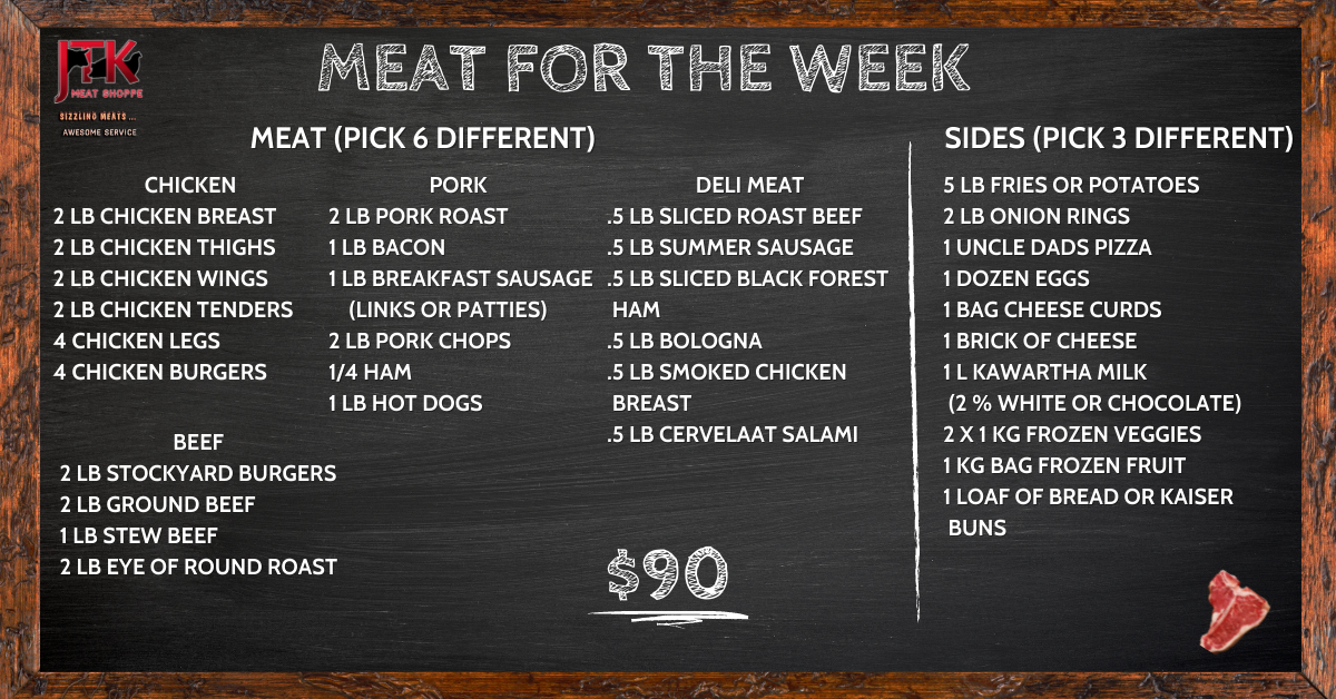 MEAT FOR THE WEEK