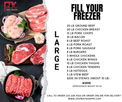 FILL YOUR FREEZER - LARGE