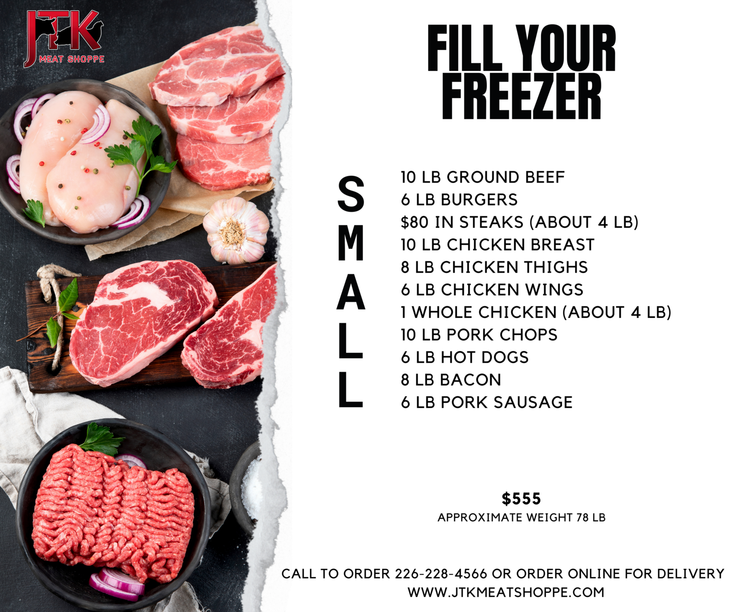 FILL YOUR FREEZER - SMALL