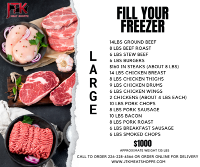 FILL YOUR FREEZER - LARGE