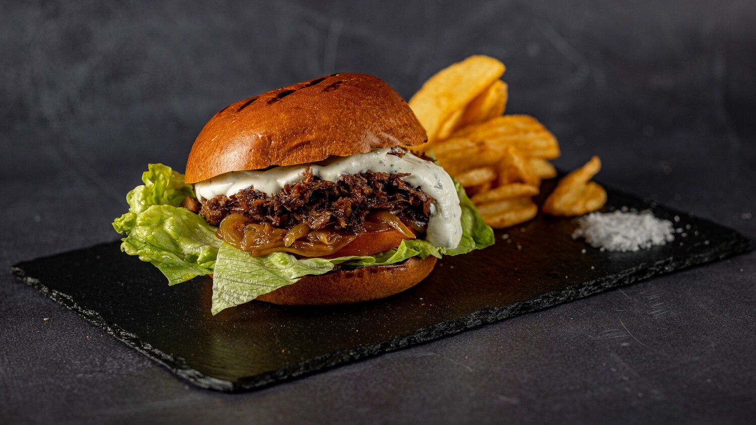 Pulled Beef Burger απο Ελληνικό μοσχάρι