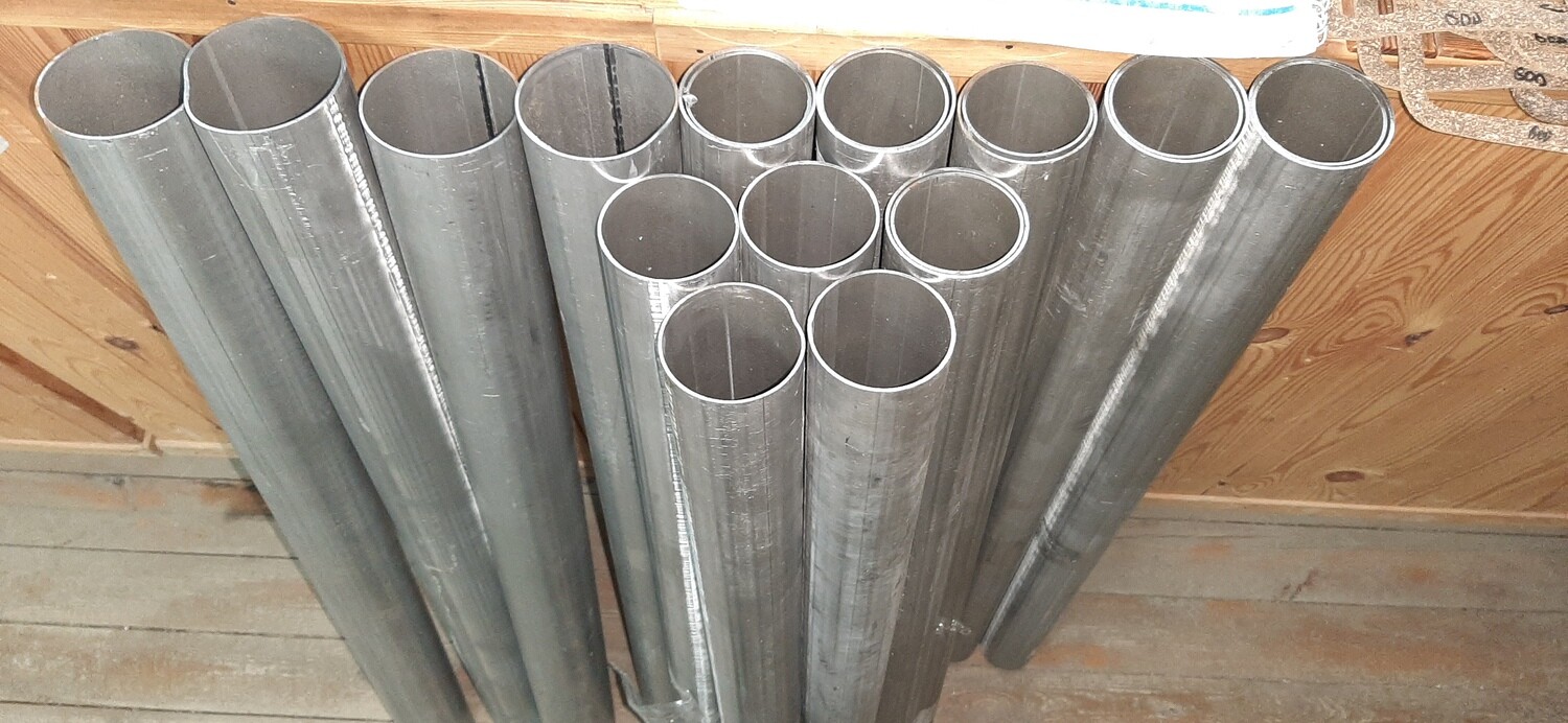 Труба прямая 55*1000 (d55, L1000) из Нерж алюм стали. CBD.