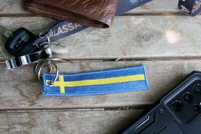 Swedish Death Metal Embroidered Keychain