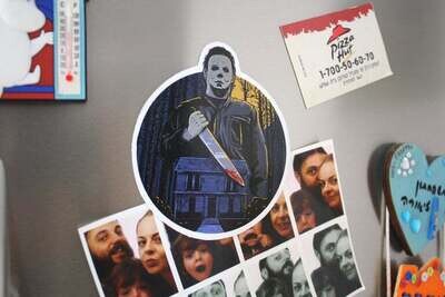 The Night He Came Home Fridge magnet