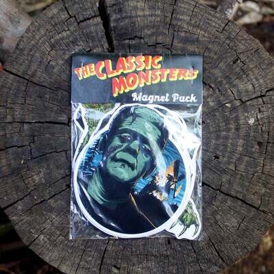 Classic Monsters Fridge Magnet Pack