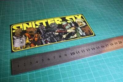 Sinister Six Bounty Hunters Fridge Magnet