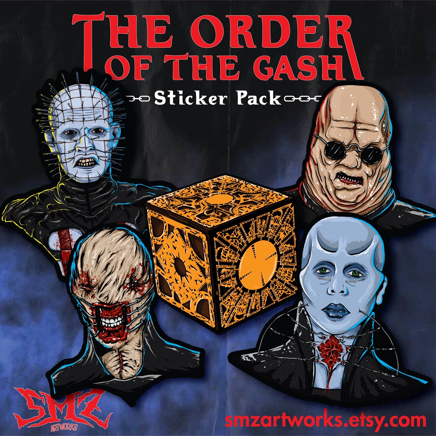 The Order Of The Gash Sticker Pack