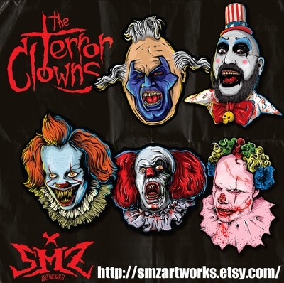 The Terror Clown Sticker Pack