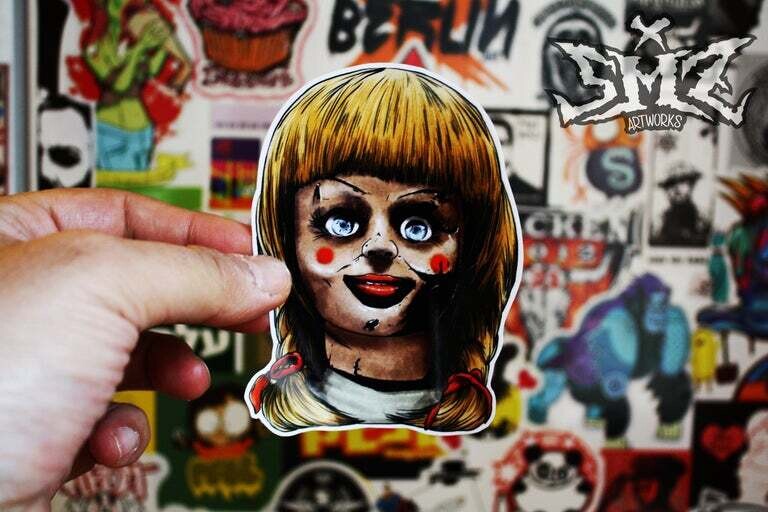 Annabelle Doll Vinyl Sticker