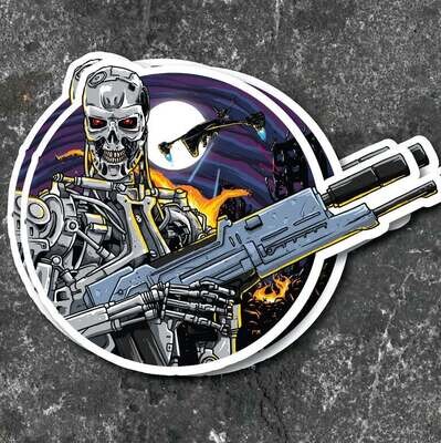 Terminator T-800 Vinyl Sticker