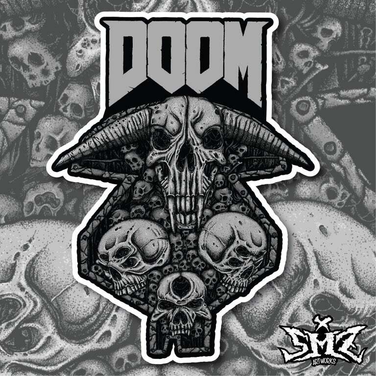 Doom Eternal 2016 Vinyl Sticker