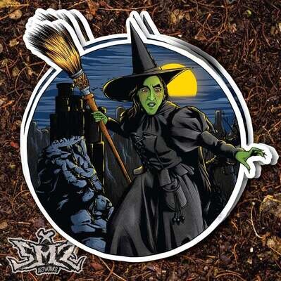 The Wicked Witch of the West Vinyl Sticker