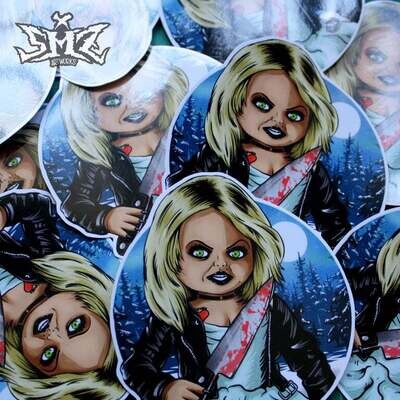 Tiffany Valentine Vinyl Sticker