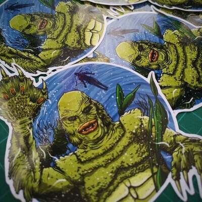Creature from the Black Lagoon  Vinyl Sticker