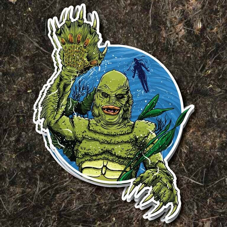 Creature from the Black Lagoon  Vinyl Sticker