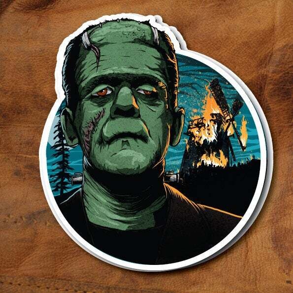 Frankenstein Vinyl sticker