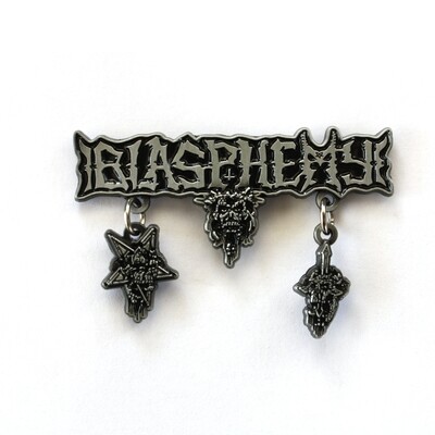 Blasphemy Logo Official Pin