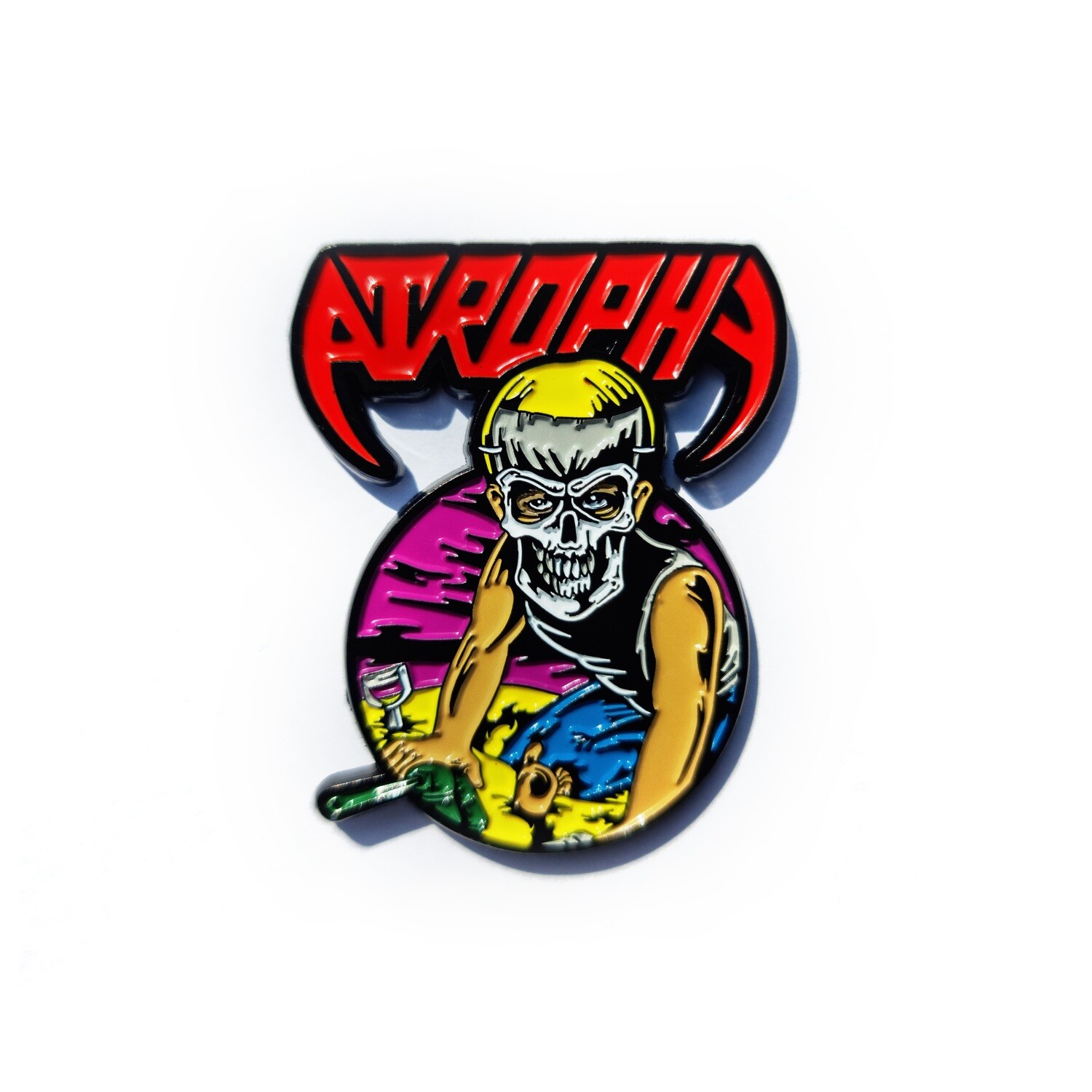 Atrophy - Violent By Nature Official Pin