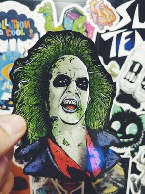 Beetlejuice Vinyl Sticker