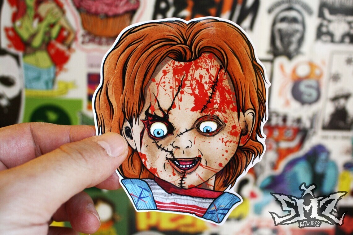 Chucky from Child's Play Vinyl Sticker