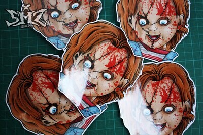 Chucky from Child's Play Vinyl Sticker