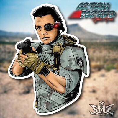 Luc Deveraux from Universal Soldier Vinyl Sticker