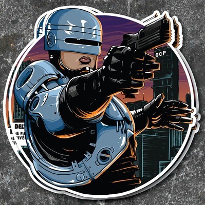 Robocop Vinyl Sticker