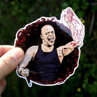 Frank Mullen of Suffocation Vinyl Sticker