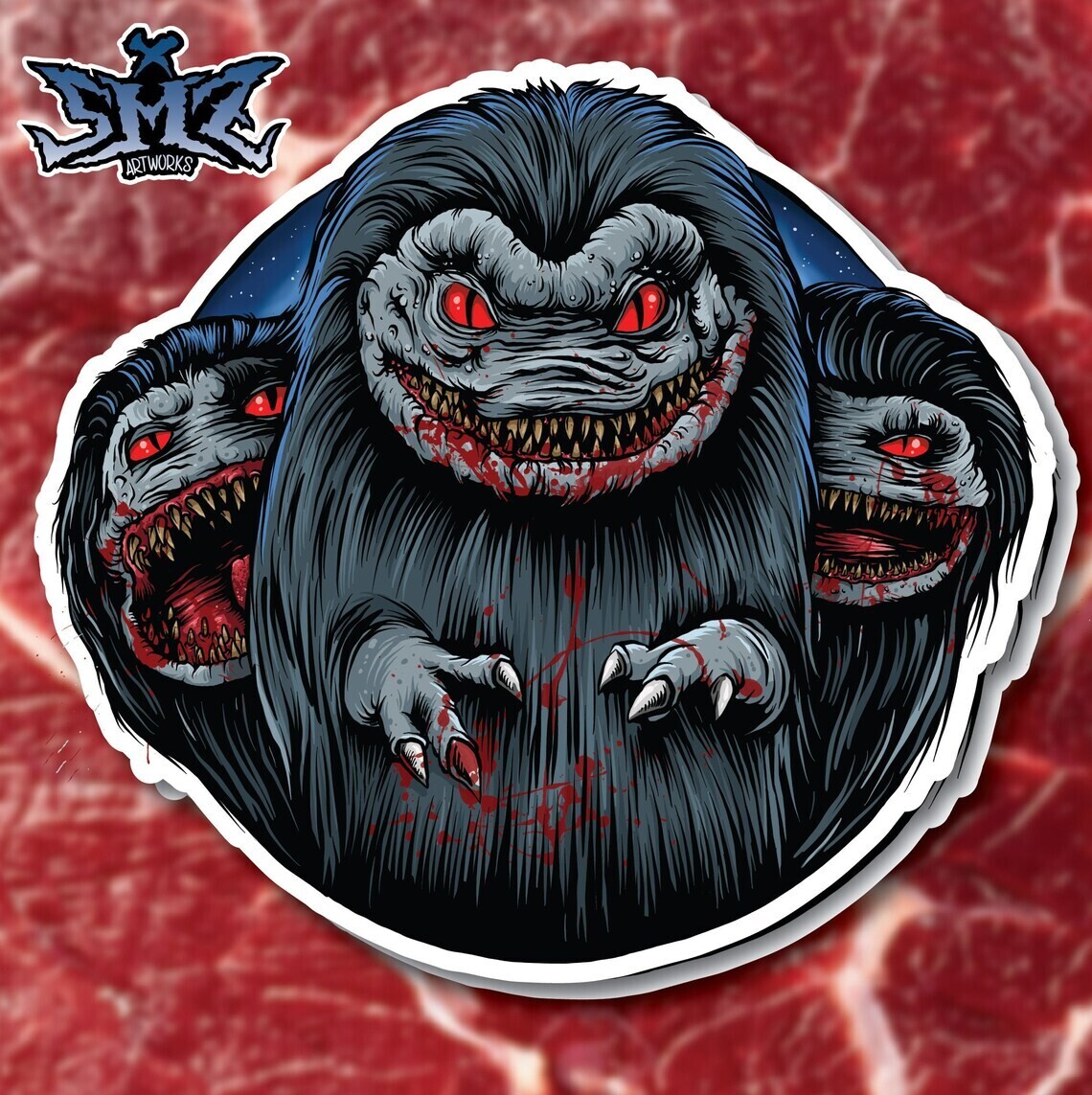 Crites from Critters Vinyl Sticker