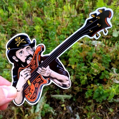 Lemmy Kilmister Tribute Sticker