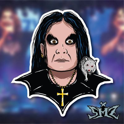 Ozzy Vinyl Sticker