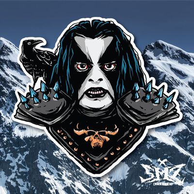 Abbath Vinyl Sticker