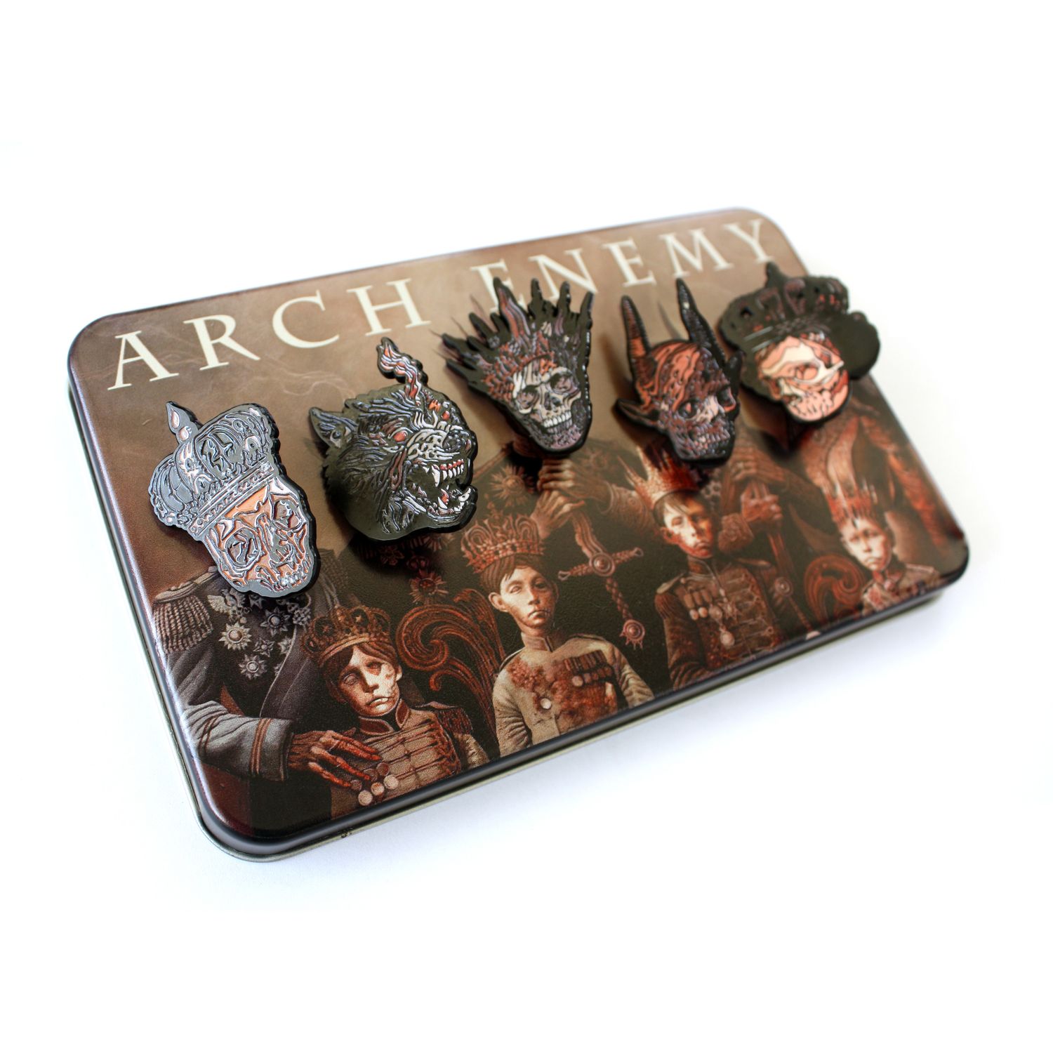 Arch Enemy - Blood Dynasty - Tin Box Pin Set